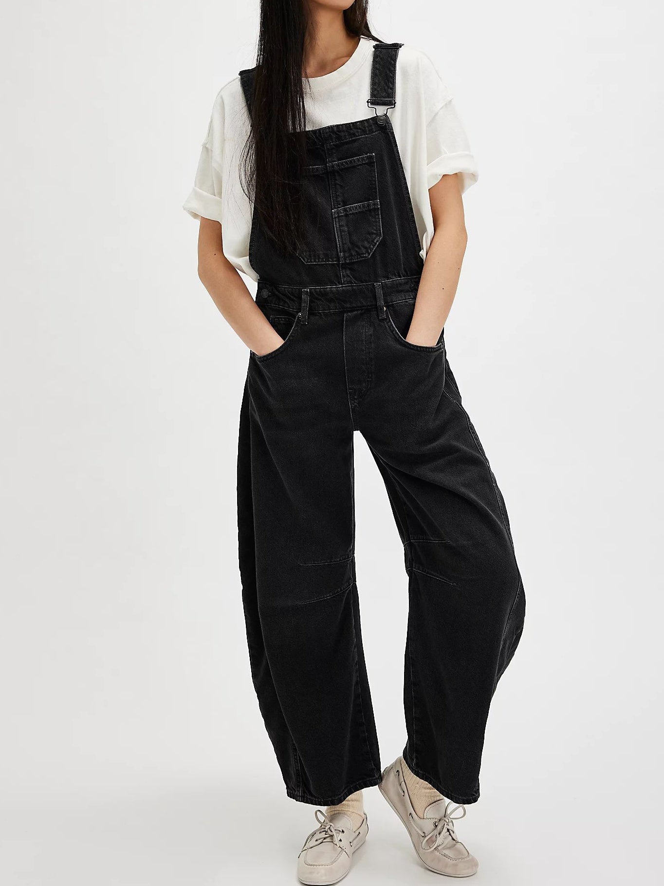 Casual Loose Denim Overalls - Lotus Lane