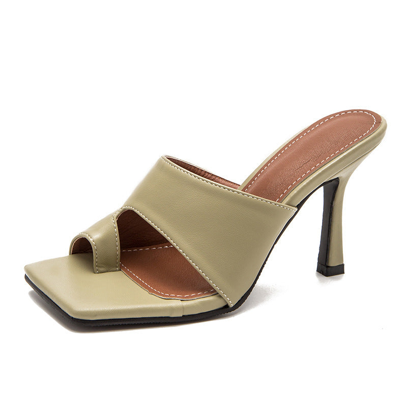 Open-Toed High-Heeled Sandals And Slippers - Lotus Lane