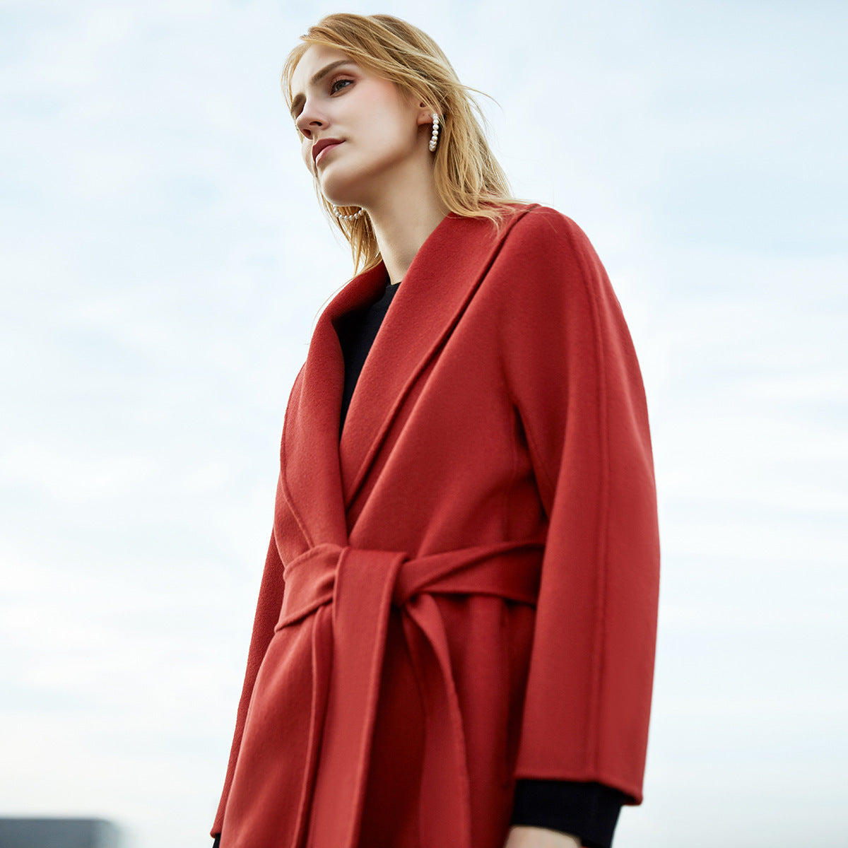 Long woolen coat - Lotus Lane