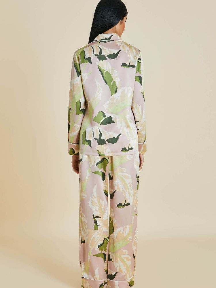 Women's Silk Pajamas And Household Clothes Set - Lotus Lane