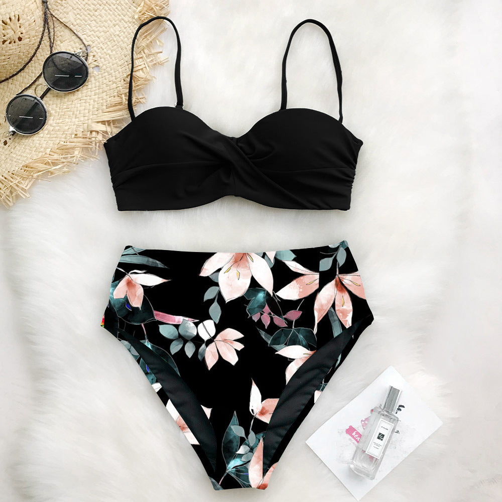 Printed bikini swimsuit - Lotus Lane