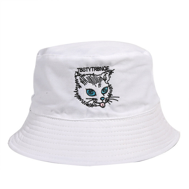 Cat print sun hat fisherman hat - Lotus Lane