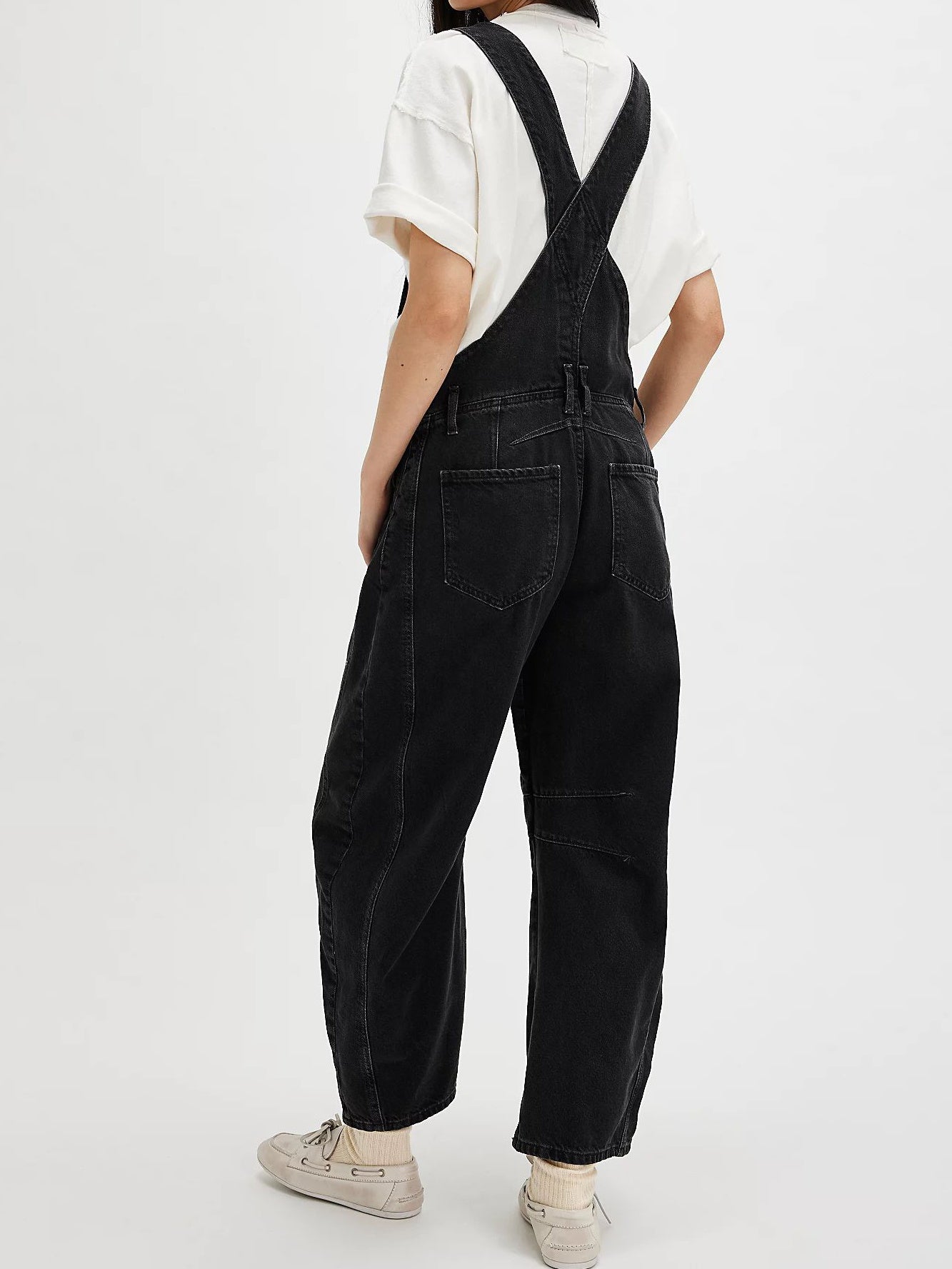 Casual Loose Denim Overalls - Lotus Lane