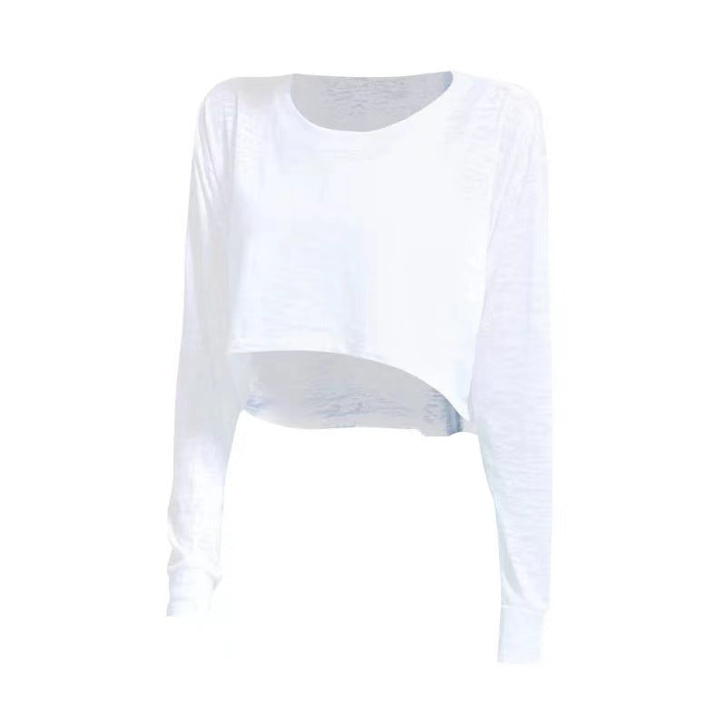 Long Sleeve Sports Top Light Breathable And Loose