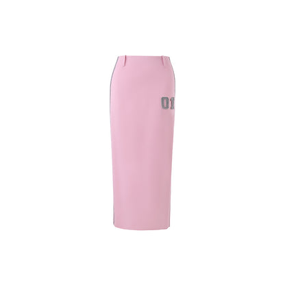 Retro Sports Casual Color Contrast Skirt - Lotus Lane