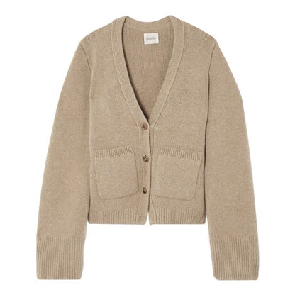 Sweater Cardigan Women's Top Wool Knitted Coat - Lotus Lane