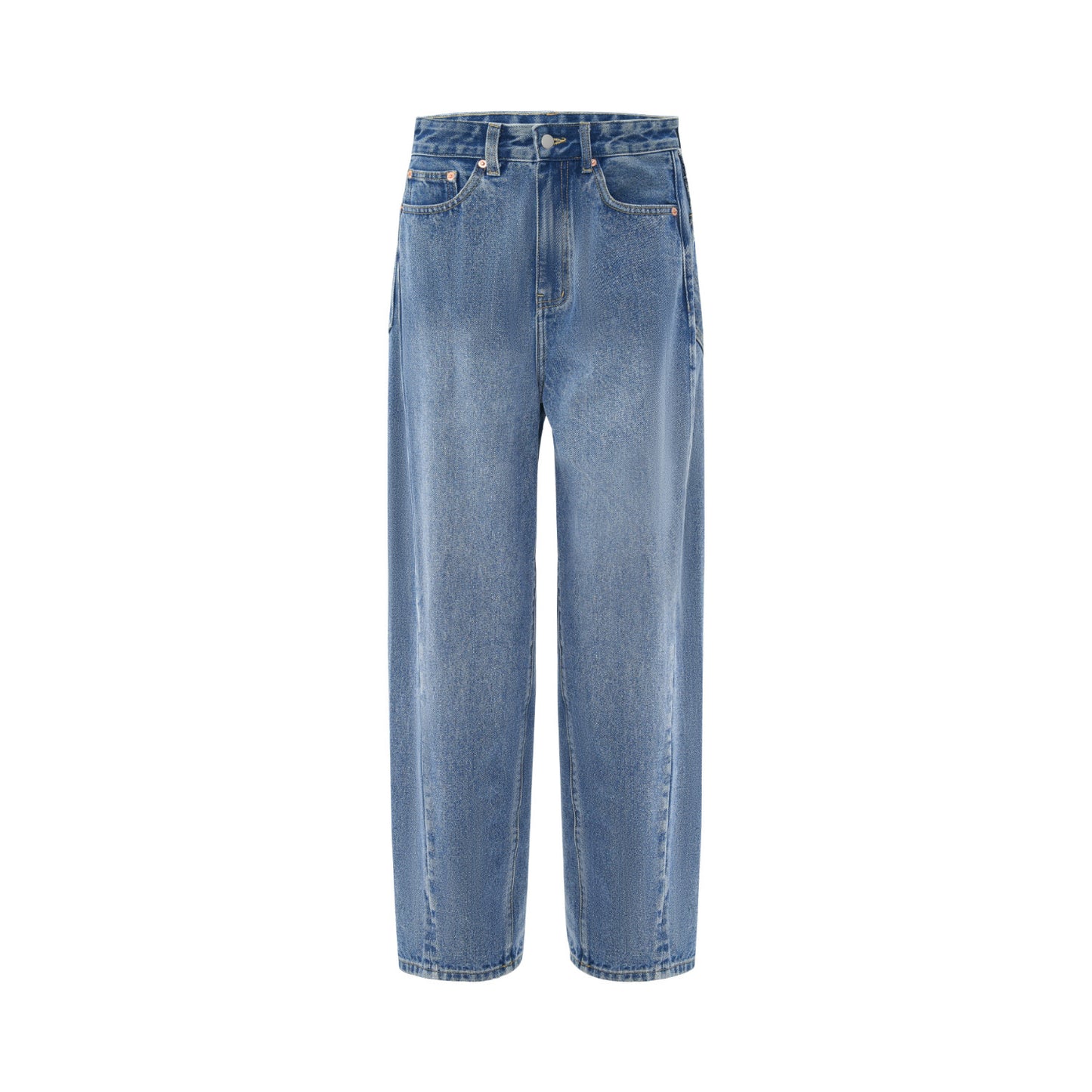 Blue Washed Loose Jeans High-end Women's Trousers High-grade - Lotus Lane