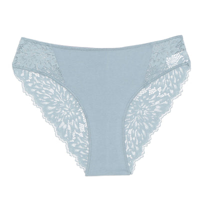 Women's Cotton Lace Stitching Briefs - Lotus Lane