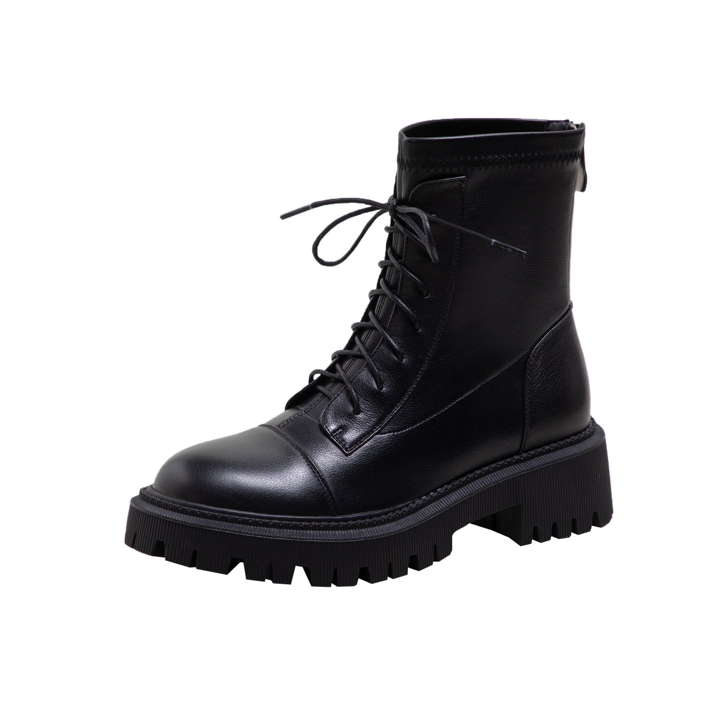 Thick-soled Martin Boots Women's British Style Was Thin And Short - Lotus Lane