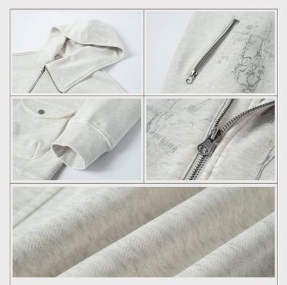 Asymmetric Lazy Style Hoodie For Women - Lotus Lane