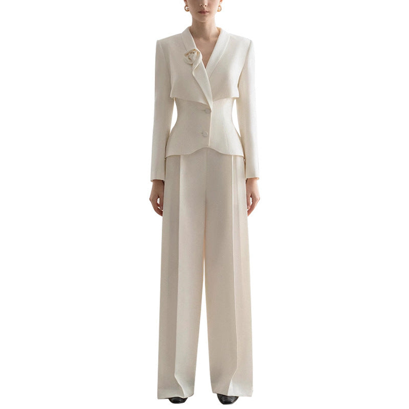 Apricot Business Temperament Small Suit Outfit Women - Lotus Lane